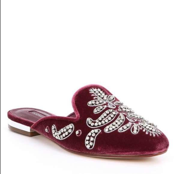 ANTONIO MELANI Shoes - Antonio Melani Velvet Women's Oguna Beaded Mules
